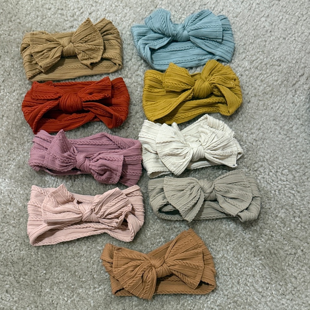 Colorful jollybows Bow Headbands for baby